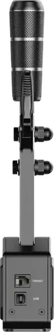 MOZA SGP Sequential Shifter, Aerospace-grade Aluminum Alloy Gear Lever, Non-contact Hall Sensor, Adjustable Damper, RGB Backlit Buttons, USB PC Connection