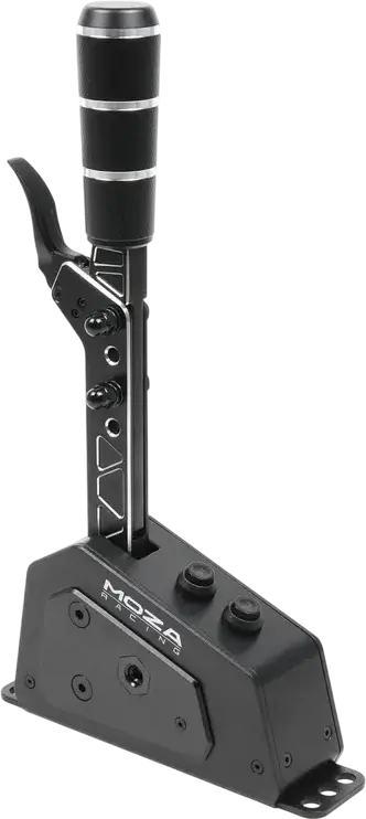 MOZA SGP Sequential Shifter, Aerospace-grade Aluminum Alloy Gear Lever, Non-contact Hall Sensor, Adjustable Damper, RGB Backlit Buttons, USB PC Connection