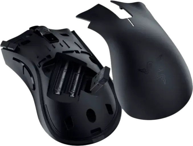 Razer DeathAdder V2 X HyperSpeed Wireless Gaming Mouse, Ergonomic Right-Handed, Dual-Mode 2.4GHz & Bluetooth, 14000 DPI Optical Sensor, 7 Programmable Buttons, Black