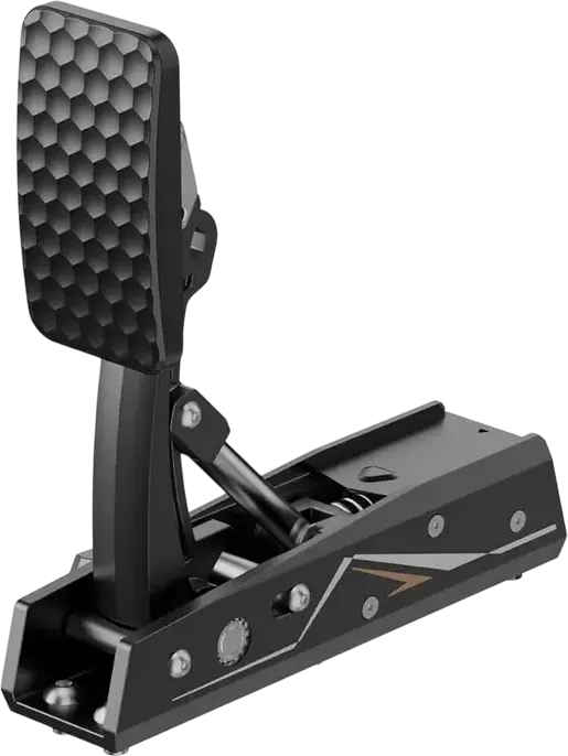 MOZA Racing CRP2 Clutch Pedal (1 Pedal) - Aerospace Aluminum & 3K Carbon Fiber, Adjustable Travel 15-25°, Biomimetic Curved Surface for Windows PC and Xbox
