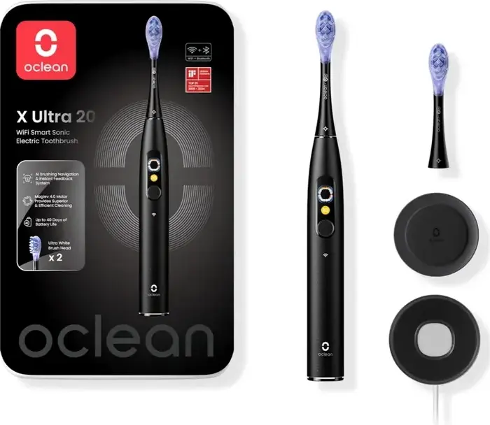 Periuță de dinți electrică Oclean X Ultra 20, Negru