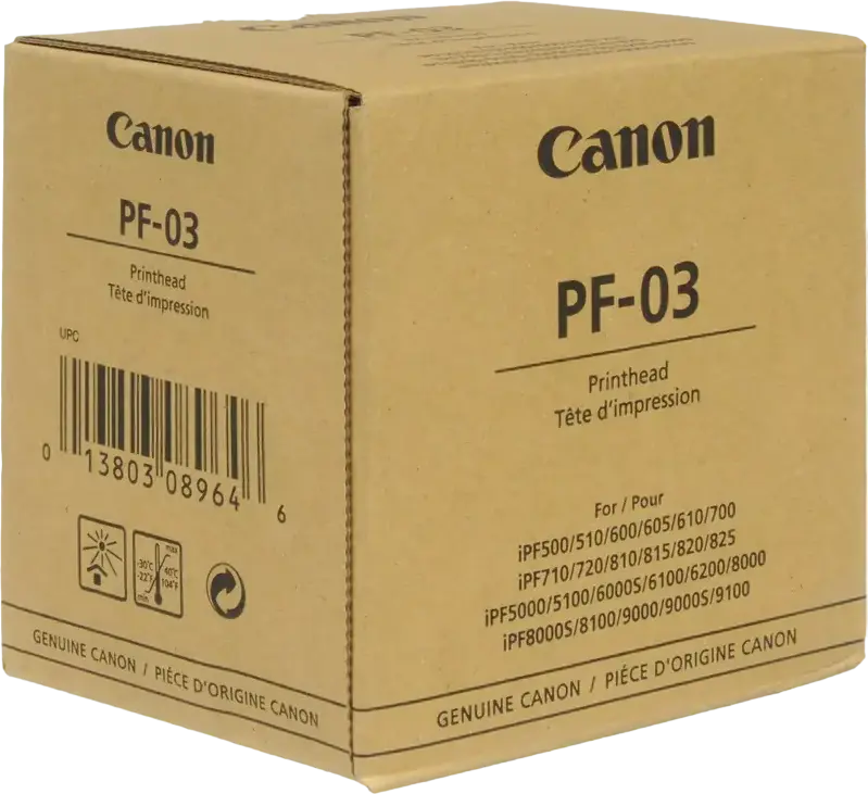 Cap de printare Canon PF-03 pentru seria imagePROGRAF, Printhead Inkjet Multicolor 2251B001 compatibil cu iPF605 iPF610 iPF710 iPF810 iPF815 iPF820