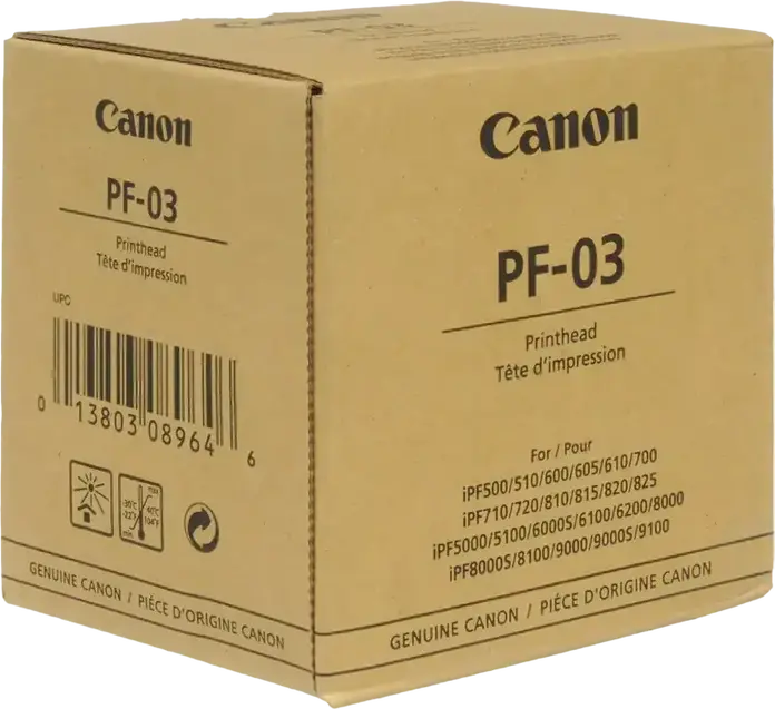 Cap de printare Canon PF-03 pentru seria imagePROGRAF, Printhead Inkjet Multicolor 2251B001 compatibil cu iPF605 iPF610 iPF710 iPF810 iPF815 iPF820
