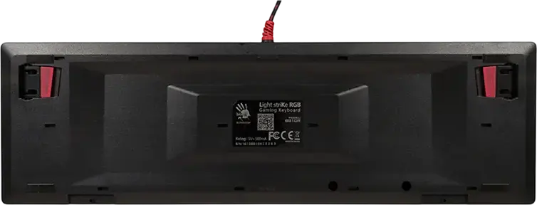 Bloody B810R Wired USB RGB Gaming Keyboard, LK Optical Switches 0.2ms Response, 100% Anti-Ghosting NKRO, Spill-Resistant Nano-Coating, Black