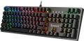 Bloody B810R Wired USB RGB Gaming Keyboard, LK Optical Switches 0.2ms Response, 100% Anti-Ghosting NKRO, Spill-Resistant Nano-Coating, Black