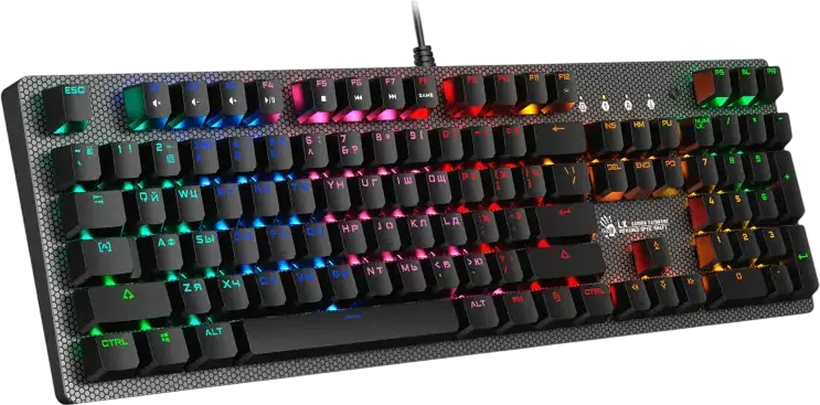 Bloody B810R Wired USB RGB Gaming Keyboard, LK Optical Switches 0.2ms Response, 100% Anti-Ghosting NKRO, Spill-Resistant Nano-Coating, Black