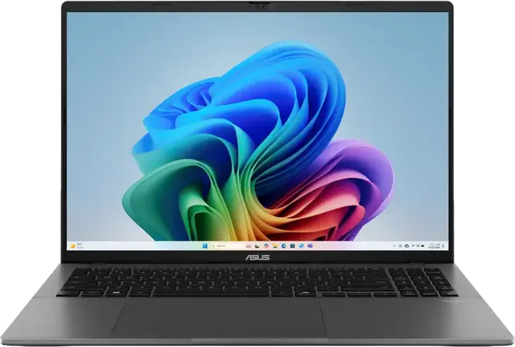ASUS Vivobook S 16 OLED M3607HA Laptop, AMD Ryzen 7, 16GB DDR5 RAM, 1TB SSD, 16" WUXGA OLED Display, IR FHD Webcam, Aluminum, Matte Gray, No OS