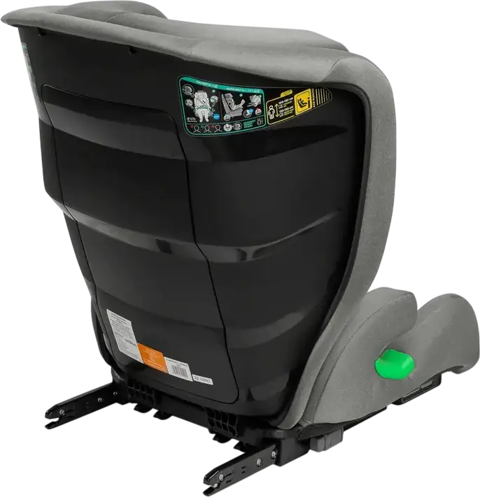 Caretero Nimbus Car Seat Group 2/3, Graphite, i-Size ECE R129, 15-36 kg, 100-150 cm, 4-12 Years, Isofix and Belt Installation, 11-Position Adjustable Headrest