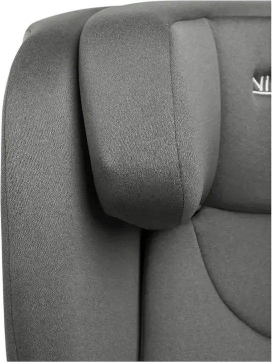 Caretero Nimbus Car Seat Group 2/3, Graphite, i-Size ECE R129, 15-36 kg, 100-150 cm, 4-12 Years, Isofix and Belt Installation, 11-Position Adjustable Headrest