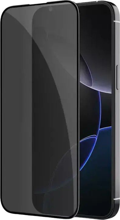 Nillkin Guardian Full Privacy Tempered Glass Screen Protector for iPhone 16, Privacy Finish, 9H Hardness, 0.33mm Thickness, 2.5D Arc Edge, Oleophobic Anti-glare Coating
