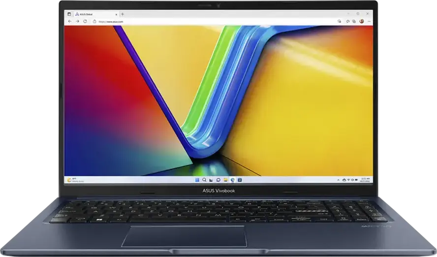 Ноутбук ASUS Vivobook 15 M1502YA, AMD Ryzen 7 5825U (8 ядер), 16GB RAM DDR4, SSD 512GB NVMe, Экран 15.6" FHD IPS Антибликовый, Подсветка Клавиатуры, Quiet Blue