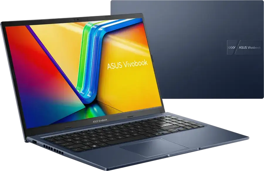 Ноутбук ASUS Vivobook 15 M1502YA, AMD Ryzen 7 5825U (8 ядер), 16GB RAM DDR4, SSD 512GB NVMe, Экран 15.6" FHD IPS Антибликовый, Подсветка Клавиатуры, Quiet Blue