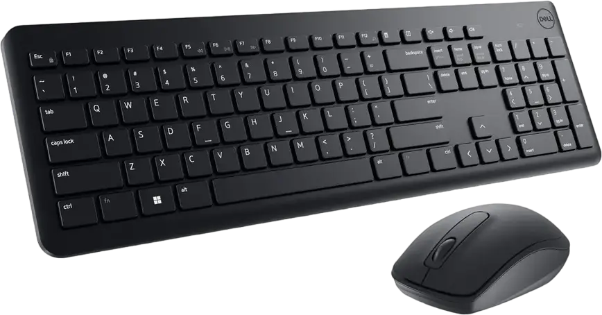Set Tastatură + Mouse DELL KM3322, Fără fir, Negru