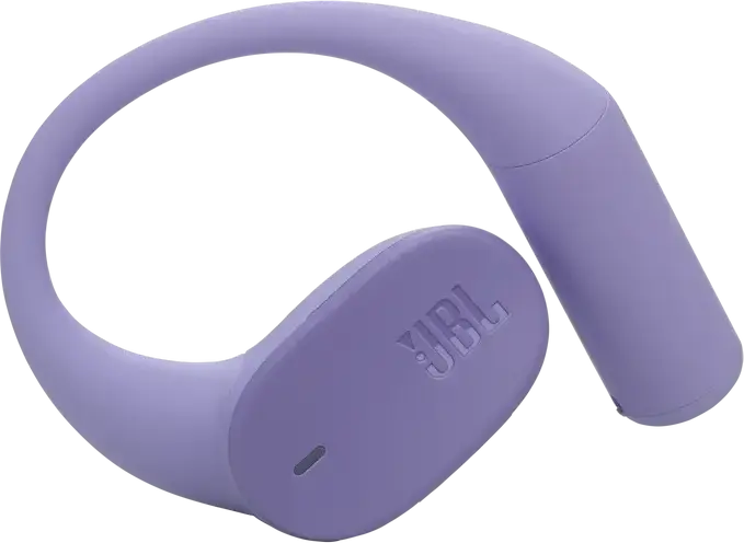 Беспроводные наушники с открытым ухом JBL Sense Lite - Фиолетовый, с технологией OpenSound, динамические драйверы 18x11мм, до 32ч работы, 4 микрофона, Multipoint, IP54