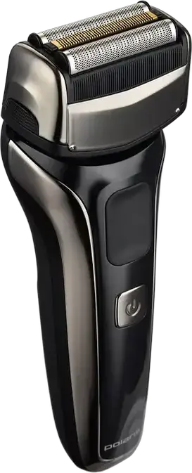 Polaris PMF1013RC Wet & Dry 5D PROF 3+ Foil Shaver, Silver/Black, 3 Flexible Floating Heads, Li-Ion Battery, 60 min Runtime, with Trimmer, Case, Protective Cap, Brush, Adapter, Cable, Stainless Steel