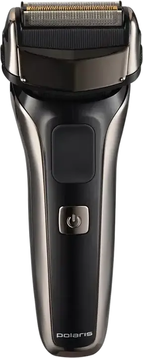 Polaris PMF1013RC Wet & Dry 5D PROF 3+ Foil Shaver, Silver/Black, 3 Flexible Floating Heads, Li-Ion Battery, 60 min Runtime, with Trimmer, Case, Protective Cap, Brush, Adapter, Cable, Stainless Steel