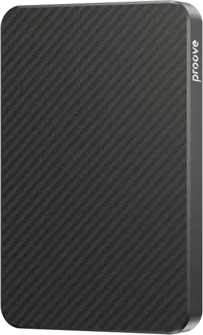 Acumulator extern Proove Carbon Slim 20W, 5000mAh, Negru