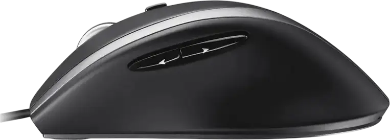 Logitech M500s Advanced Corded USB Mouse, High Precision Optical Sensor 400-4000 dpi, Hyper-fast Scroll Wheel with Tilt, 7 Buttons, Color: Black