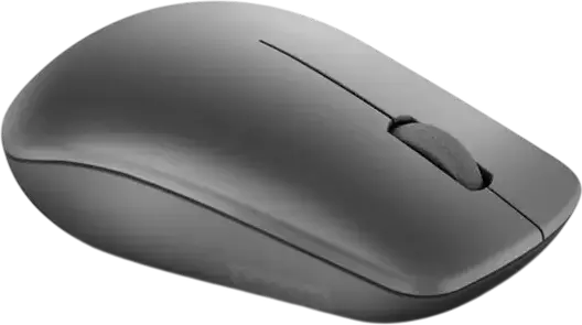Lenovo 530 Wireless Mouse, Graphite, 2.4 GHz Nano USB Receiver, 1200 DPI Optical Sensor, Ambidextrous Ergonomic Design, Soft Touch Finish, Plug-and-Play