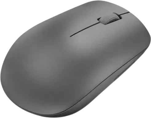 Lenovo 530 Wireless Mouse, Graphite, 2.4 GHz Nano USB Receiver, 1200 DPI Optical Sensor, Ambidextrous Ergonomic Design, Soft Touch Finish, Plug-and-Play