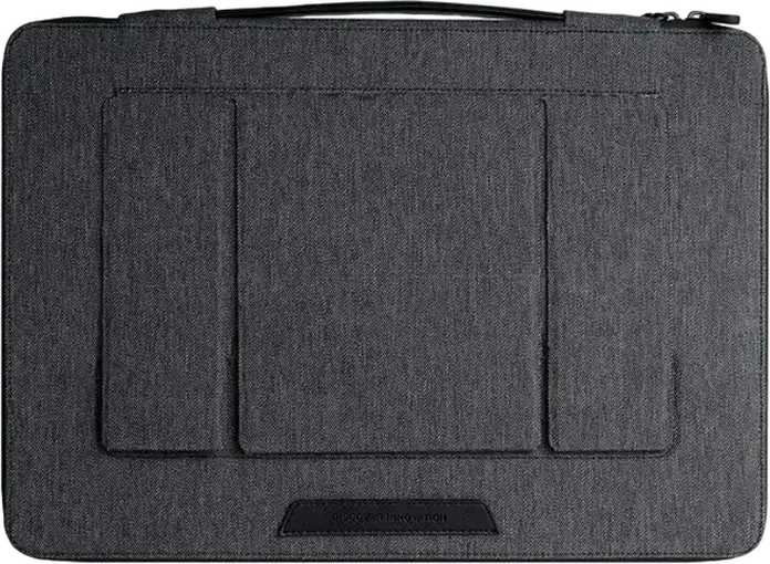 Nillkin Commuter Multifunctional Laptop Sleeve for 16", Waterproof Scratch-Resistant Case with Magnetic Adjustable Stand, Hidden Storage Pocket, Black