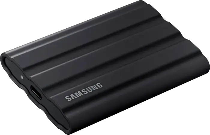 Samsung Portable SSD T7 Shield MU-PE4T0S/WW 4TB External Drive USB 3.2 Gen 2 Type-C, 1050MB/s Read, IP65 Water and Dust Resistant, Shockproof Black