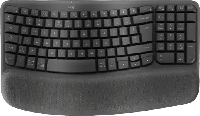 Tastatură Logitech Wave Keys for Business, Fără fir, Grafit