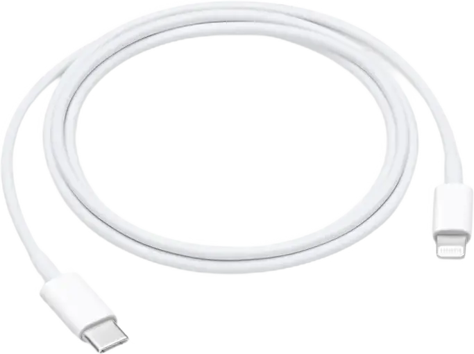 Кабель Apple для зарядки и синхронизации данных USB-C — Lightning MM0A3ZM/A, 1м, белый, материал внешней оболочки TPE, для iPhone, iPad, iPod и Mac с Thunderbolt 3