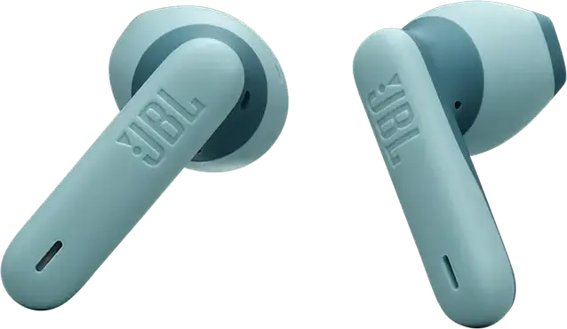 JBL Wave Flex 2 True Wireless Earbuds, Blue, TWS Stick-Open Design, JBL Pure Bass Sound, Smart Ambient Technology, Hands-Free Calls, USB-C Charging