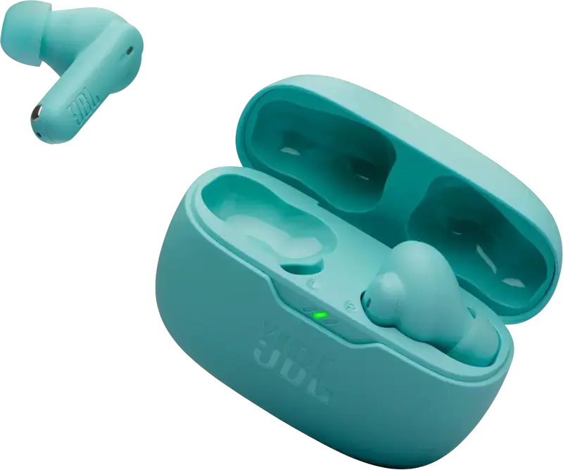 JBL Wave Beam 2 True Wireless Earbuds, Blue, Active Noise Cancelling (ANC), JBL Pure Bass Sound, Smart Ambient, 40h Playtime, Bluetooth Multipoint, Water & Dust Resistant