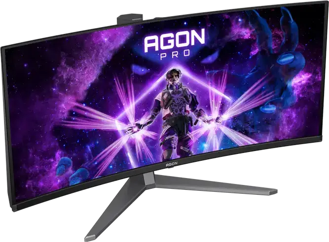 Monitor Gaming Curbat AOC AGON Pro AG346UCD 34" QD-OLED, WQHD 3440x1440, 175Hz, 0.03ms GtG, 1800R, HDR True Black 400, G-SYNC Compatible, FreeSync Premium