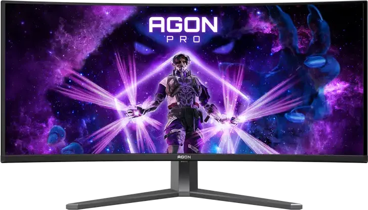 Monitor Gaming Curbat AOC AGON Pro AG346UCD 34" QD-OLED, WQHD 3440x1440, 175Hz, 0.03ms GtG, 1800R, HDR True Black 400, G-SYNC Compatible, FreeSync Premium
