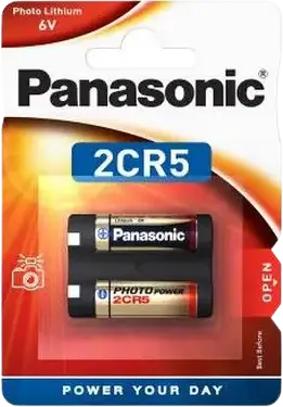 Baterii Panasonic 2CR-5L, 2CR5, 1400 mAh, 2 buc.