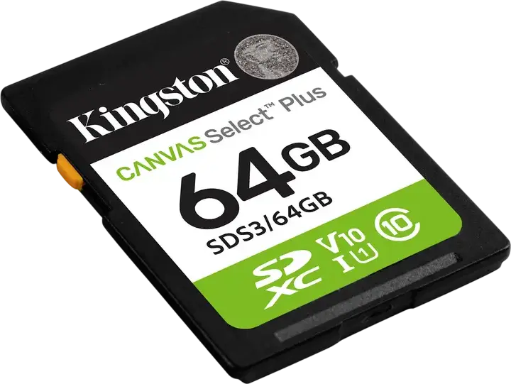 Card de Memorie Kingston Canvas Select Plus, 64GB (SDS3/64GB)