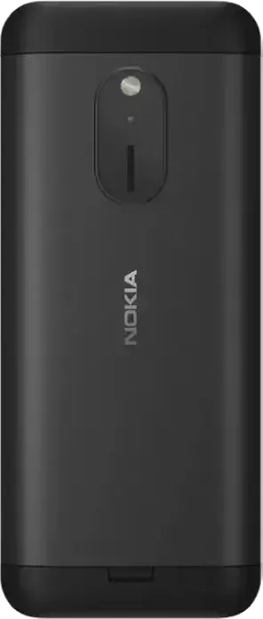 Nokia 230 (2024) Feature Phone, 2.8" TFT Display, 8MB RAM, 16MB Storage, Dual nano-SIM, 2MP Cameras, Bluetooth 5.0, USB Type-C, Aluminum Back Cover, Wireless FM Radio, Black