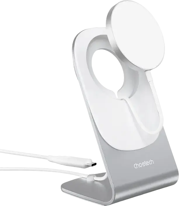Încărcător wireless Choetech H046 + T518-F, 15 W, Alb
