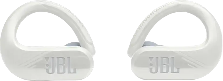 Casca JBL Endurance Peak 3 True Wireless cu Cârlig Suprageaurile, Albă, Driver Dinamic 10mm, Pure Bass Sound, Rezistență IP68, Baterie 50h, Bluetooth 5.2