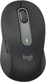 Set Tastatură și Mouse Wireless Logitech Signature MK650 Combo for Business, Logi Bolt și Bluetooth BLE, SmartWheel, Dimensiune Completă, Grafit, Switch-uri Plunger