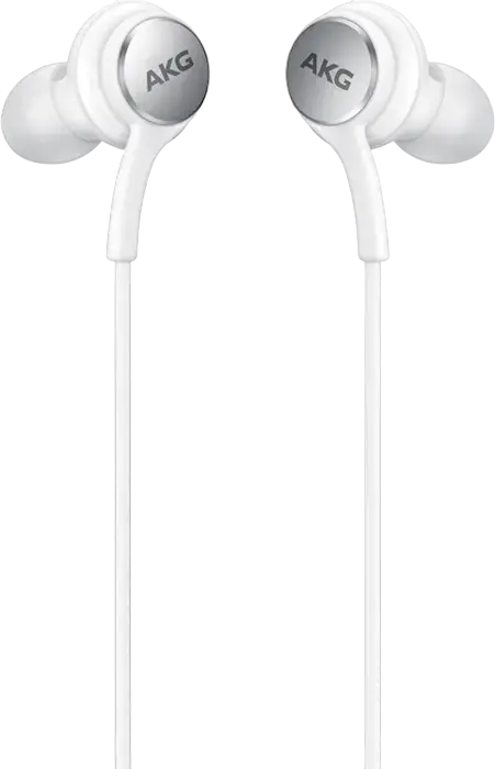 Casca Samsung EO-IC100B In-Ear cu Fir, Conector USB Type-C, Tuning Audio AKG, Microfon Integrat și Control Remote Inline, Albă