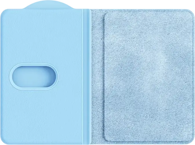 Husă Portmoneu Samsung Magnet Card Wallet, Ice Blue