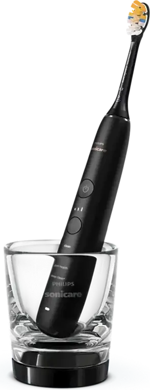 Philips Sonicare DiamondClean 9000 HX9911/17 Sonic Electric Toothbrush, 4 Cleaning Modes, 3 Intensities, A3 All-in-One Brush Head, Charging Glass & Travel Case
