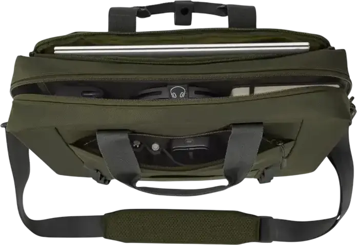 HP Modular Laptop Bag 15.6 inch, 22L Water-Resistant Twill Polyester Case, 3-in-1 System with Sleeve and Pouch, Unisex Shoulder Bag