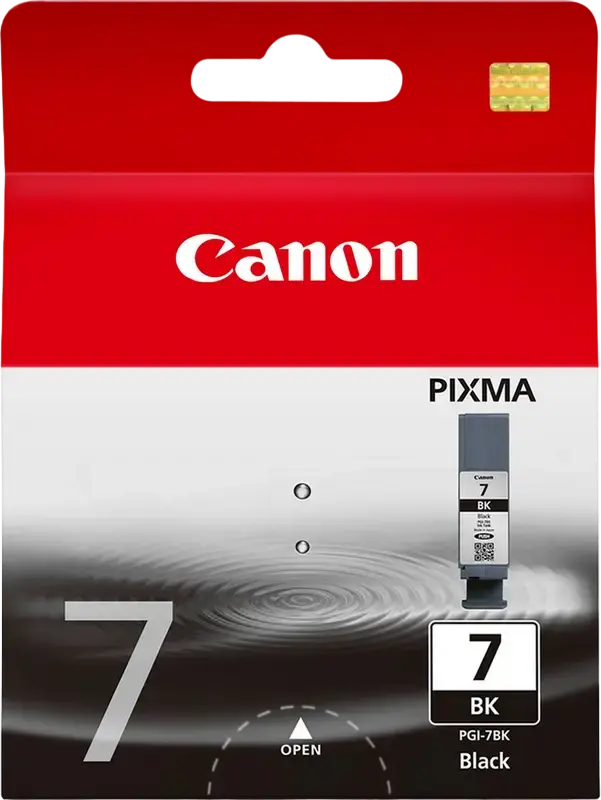 Черный пигментный картридж Canon PGI-7 (1 шт.) для PIXMA iX7000 MX7600, чернила LUCIA 25мл, ресурс 565 страниц