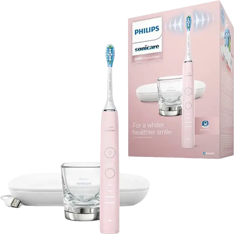 Periuța de dinți electrică sonică Philips HX9911/21, Roz