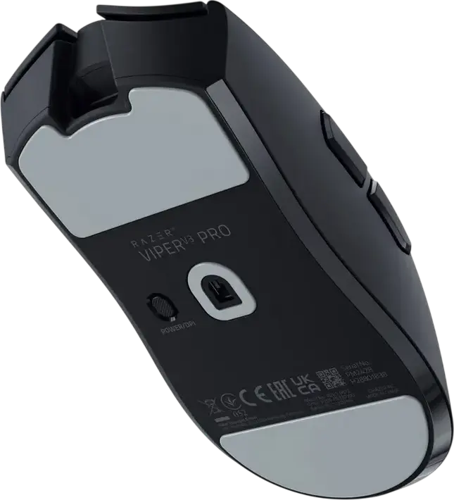 Razer Viper V3 Pro Wireless Gaming Mouse, Black, Focus Pro 35K Optical Sensor Gen-2, 35,000 DPI, 8000Hz HyperPolling, Optical Switches Gen-3, 54g, USB Wired/Wireless HyperSpeed