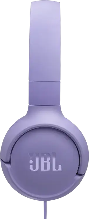 JBL Tune 520C USB-C Wired On-Ear Headphones, Violet, 32mm Dynamic Drivers, JBL Pure Bass Sound, High-Resolution Audio, Foldable Design, Integrated Mic, 120cm Cable