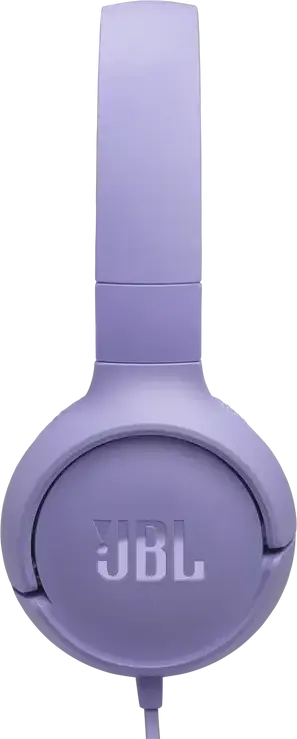 JBL Tune 520C USB-C Wired On-Ear Headphones, Violet, 32mm Dynamic Drivers, JBL Pure Bass Sound, High-Resolution Audio, Foldable Design, Integrated Mic, 120cm Cable