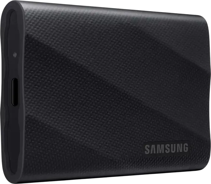 Внешний переносной SSD-накопитель Samsung T9 1TB MU-PG1T0B/EU USB 3.2 Gen 2x2 скорость чтения и записи до 2000МБ/с с Dynamic Thermal Guard, Черный