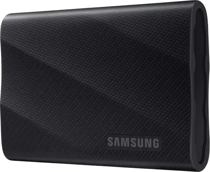 Внешний переносной SSD-накопитель Samsung T9 1TB MU-PG1T0B/EU USB 3.2 Gen 2x2 скорость чтения и записи до 2000МБ/с с Dynamic Thermal Guard, Черный