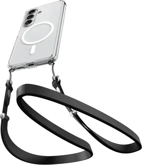 Spigen Ultra Hybrid MAG Case for Samsung Galaxy S26 Plus (S26+), Color: Transparent, Clear Magnetic MagSafe Compatible Cover, Rigid Polycarbonate and Flexible TPU